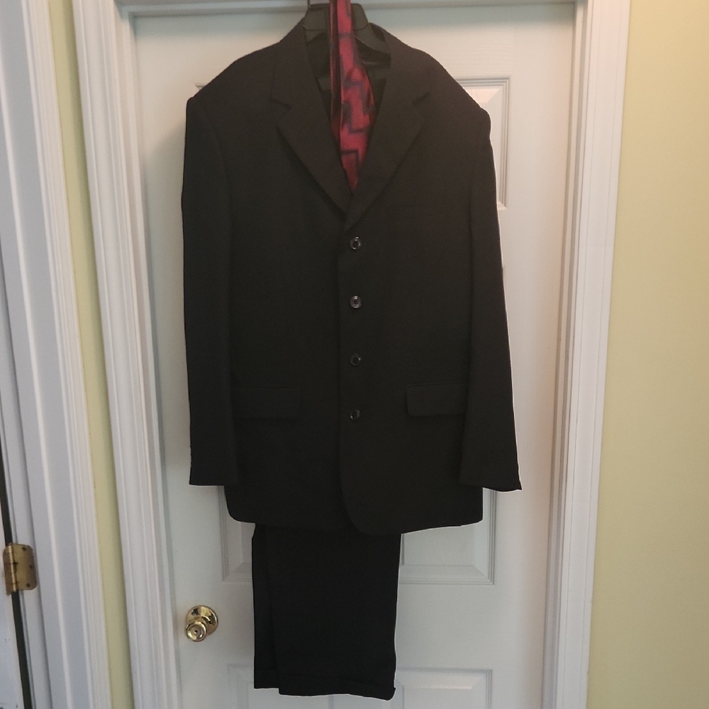 Classic Dark Blue Men's Suit
